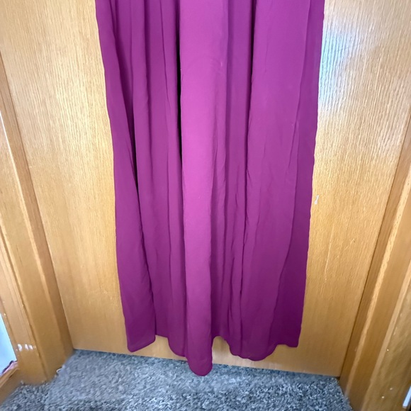 Lulu’s Elegant Burgundy Halter Maxi Dress - Picture 5 of 9